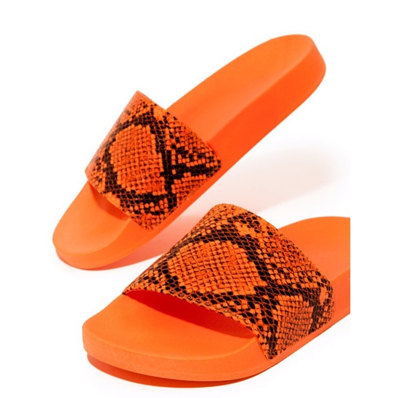 Orange Snake Sandal Pool Slide - Picture 6 of 7